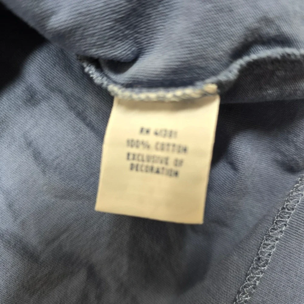 Polo Ralph‎ Lauren Pocket T Shirt Mens Small Blue Crew Neck Long Sleeve